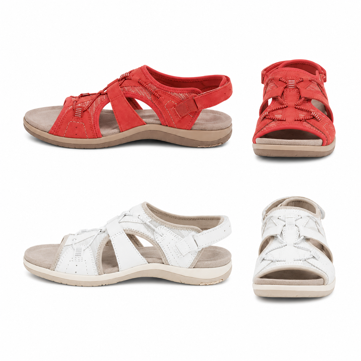 LAST DAY SALE-80% OFF 🏆 2026 Best Seller – Women’s Most Wanted Soft Arch Support & Adjustable Sandals ☁️💆‍♀️