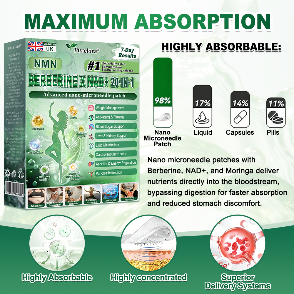 Online Pharmacy | 𝐏𝐮𝐫𝐞𝐥𝐨𝐫𝐚® NAD × 𝐄𝐆𝐂𝐆 20-𝐢𝐧-𝟏 𝐀𝐝𝐯𝐚𝐧𝐜𝐞𝐝 𝐍𝐚𝐧𝐨 𝐌𝐢𝐜𝐫𝐨𝐧𝐞𝐞𝐝𝐥𝐞 𝐏𝐚𝐭𝐜𝐡 (💧𝐉𝐮𝐬𝐭 𝐨𝐧𝐜𝐞 𝐚 𝐝𝐚𝐲, 𝐯𝐢𝐬𝐢𝐛𝐥𝐞 𝐜𝐡𝐚𝐧𝐠𝐞𝐬 𝐢𝐧 𝟕 𝐝𝐚𝐲𝐬) ✅𝐅𝐨𝐫 𝐨𝐛𝐞𝐬𝐢𝐭𝐲, 🅛🅞🅞🅢🅔 🅢🅚🅘🅝,𝐝𝐢𝐚𝐛𝐞𝐭𝐞𝐬, 𝐬𝐥𝐞𝐞𝐩 𝐚𝐩𝐧𝐞𝐚, 𝐣𝐨𝐢𝐧𝐭 𝐢𝐬𝐬𝐮𝐞𝐬, 𝐚𝐧𝐝 𝐦𝐨𝐫𝐞
