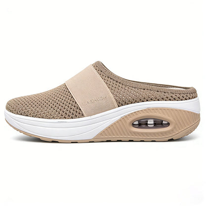 🔥 LAST DAY SALE-80% OFF 🔥Free shipping- BQODQO®  Air-Cushion Slip-On Walking Shoes, Orthopedic Slippers, with Arch-Support for Women