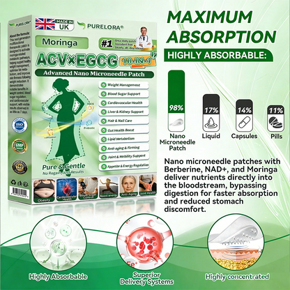 𝐏𝐮𝐫𝐞𝐥𝐨𝐫𝐚® 𝐀𝐂𝐕 × 𝐄𝐆𝐂𝐆 𝟏𝟎-𝐢𝐧-𝟏 𝐀𝐝𝐯𝐚𝐧𝐜𝐞𝐝 𝐍𝐚𝐧𝐨 𝐌𝐢𝐜𝐫𝐨𝐧𝐞𝐞𝐝𝐥𝐞 𝐏𝐚𝐭𝐜𝐡 (💧𝐉𝐮𝐬𝐭 𝐨𝐧𝐜𝐞 𝐚 𝐝𝐚𝐲, 𝐯𝐢𝐬𝐢𝐛𝐥𝐞 𝐜𝐡𝐚𝐧𝐠𝐞𝐬 𝐢𝐧 𝟕 𝐝𝐚𝐲𝐬) ✅𝐅𝐨𝐫 𝐨𝐛𝐞𝐬𝐢𝐭𝐲, 🅛🅞🅞🅢🅔 🅢🅚🅘🅝,𝐝𝐢𝐚𝐛𝐞𝐭𝐞𝐬, 𝐬𝐥𝐞𝐞𝐩 𝐚𝐩𝐧𝐞𝐚, 𝐣𝐨𝐢𝐧𝐭 𝐢𝐬𝐬𝐮𝐞𝐬, 𝐚𝐧𝐝 𝐦𝐨𝐫𝐞🔥
