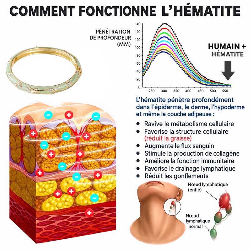 🔥𝑳𝑨𝑺𝑻 𝑫𝑨𝒀 𝑺𝑨𝑳𝑬-𝟖𝟎% 𝑶𝑭𝑭🔥𝑪𝒁𝑻𝑰𝑪𝑳𝑬® Lymphatic MagneticTherapy Gold Cloisonné Enamel Bracelet