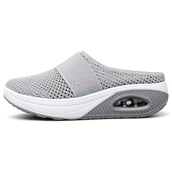 🔥 LAST DAY SALE-80% OFF 🔥Free shipping- BQODQO®  Air-Cushion Slip-On Walking Shoes, Orthopedic Slippers, with Arch-Support for Women