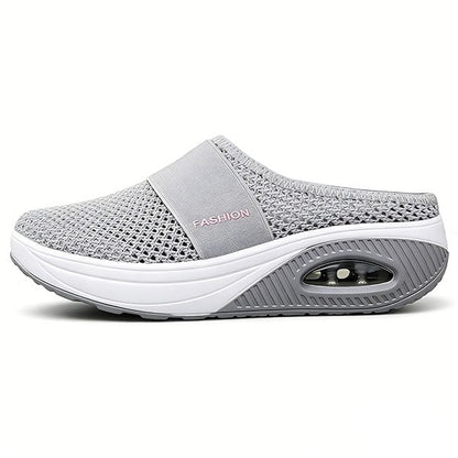 🔥 LAST DAY SALE-80% OFF 🔥Free shipping- BQODQO®  Air-Cushion Slip-On Walking Shoes, Orthopedic Slippers, with Arch-Support for Women