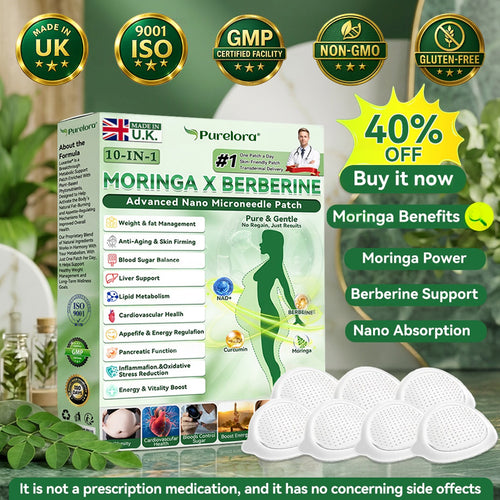 𝑶𝒇𝒇𝒊𝒄𝒊𝒂𝒍 𝑺𝒕𝒐𝒓𝒆  |✅𝑷𝒖𝒓𝒆𝒍𝒐𝒓𝒂® 𝑴𝒐𝒓𝒊𝒏𝒈𝒂 & 𝑩𝒆𝒓𝒃𝒆𝒓𝒊𝒏𝒆 10-𝑰𝑵-1 𝑨𝒅𝒗𝒂𝒏𝒄𝒆𝒅 𝑵𝒂𝒏𝒐 𝑴𝒊𝒄𝒓𝒐𝒏𝒆𝒆𝒅𝒍𝒆 𝑷𝒂𝒕𝒄𝒉 (𝐎𝐧𝐜𝐞 𝐃𝐚𝐢𝐥𝐲, 𝐯𝐢𝐬𝐢𝐛𝐥𝐞 𝐜𝐡𝐚𝐧𝐠𝐞𝐬 𝐢𝐧 𝟕 𝐝𝐚𝐲𝐬）𝐎𝐛𝐞𝐬𝐢𝐭𝐲, 𝐃𝐢𝐚𝐛𝐞𝐭𝐞𝐬, 𝐒𝐥𝐞𝐞𝐩 𝐀𝐩𝐧𝐞𝐚, 𝐀𝐧𝐝 𝐉𝐨𝐢𝐧𝐭 𝐈𝐬𝐬𝐮𝐞𝐬🍀
