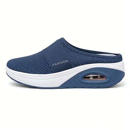 🔥 LAST DAY SALE-80% OFF 🔥Free shipping- BQODQO®  Air-Cushion Slip-On Walking Shoes, Orthopedic Slippers, with Arch-Support for Women