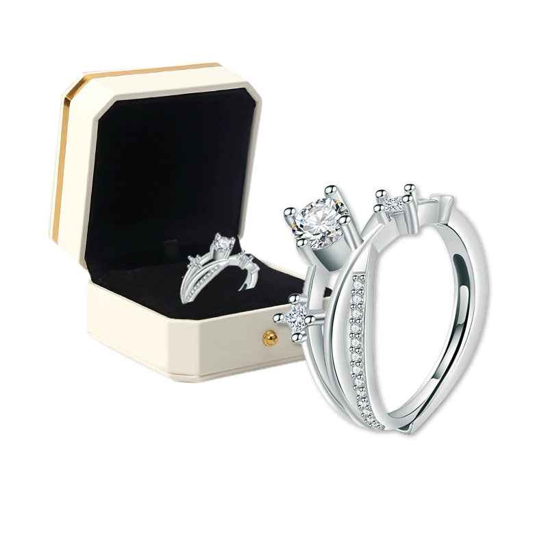 （🔥LAST DAY SALE-80% OFF)𝐂𝐙𝐓𝐈𝐂𝐋𝐄® Diamond Magnetology Lymphvity Ring