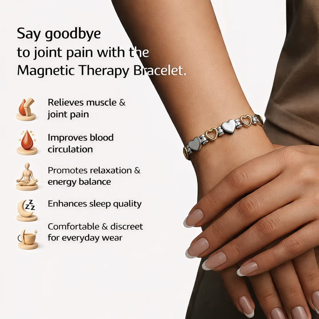 🎉𝐂𝐙𝐓𝐈𝐂𝐋𝐄® Magnetic Health Bracelet for Relaxation, Better Sleep & Inner Balance