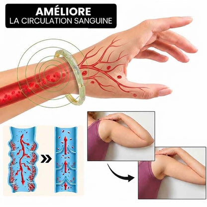 🔥🔥𝑳𝑨𝑺𝑻 𝑫𝑨𝒀 𝑺𝑨𝑳𝑬-𝟖𝟎% 𝑶𝑭𝑭 𝑪𝒁𝑻𝑰𝑪𝑳𝑬® Lymphatic MagneticTherapy Gold Cloisonné Enamel Bracelet