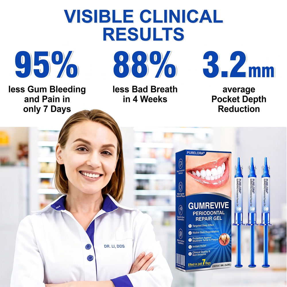 🏅🦷🛡️Purelora® GumRevive Periodontal Repair Gel