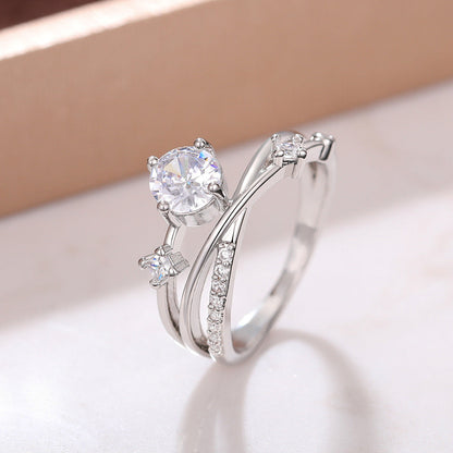 🔥（🔥LAST DAY SALE-80% OFF)𝐂𝐙𝐓𝐈𝐂𝐋𝐄®  Diamond Magnetology Lymphvity Ring