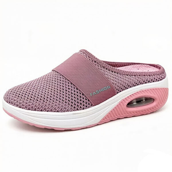 🔥 LAST DAY SALE-80% OFF 🔥Free shipping- BQODQO®  Air-Cushion Slip-On Walking Shoes, Orthopedic Slippers, with Arch-Support for Women
