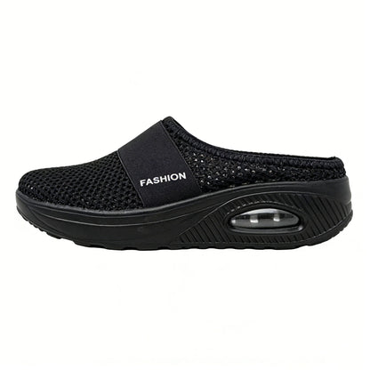 🔥 LAST DAY SALE-80% OFF 🔥Free shipping- BQODQO®  Air-Cushion Slip-On Walking Shoes, Orthopedic Slippers, with Arch-Support for Women