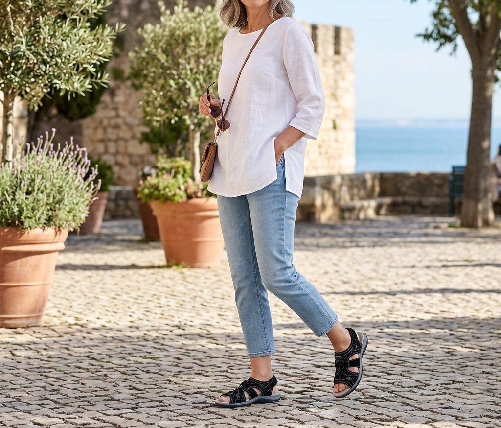 LAST DAY SALE-80% OFF 🏆 2026 Best Seller – Women’s Most Wanted Soft Arch Support & Adjustable Sandals ☁️💆‍♀️