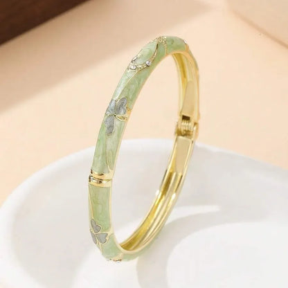 🔥𝑳𝑨𝑺𝑻 𝑫𝑨𝒀 𝑺𝑨𝑳𝑬-𝟖𝟎% 𝑶𝑭𝑭🔥𝑪𝒁𝑻𝑰𝑪𝑳𝑬® Lymphatic MagneticTherapy Gold Cloisonné Enamel Bracelet